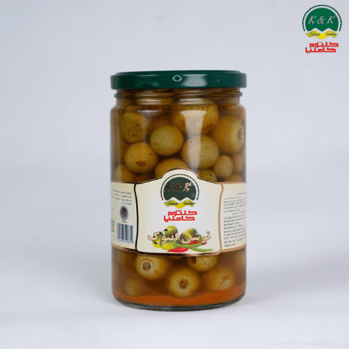 ترشی انبوک ۶۸۰ گرمی شیشه ای