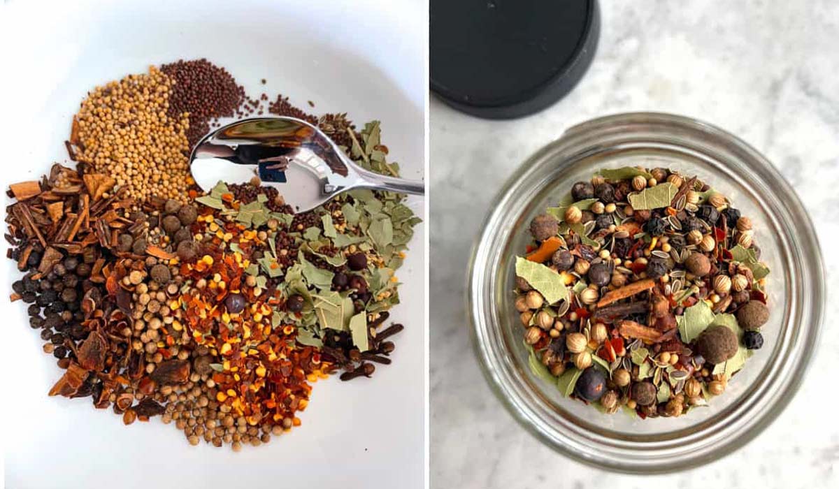 چگونه ادویه‌ها را برای ترشی آماده کنیم؟