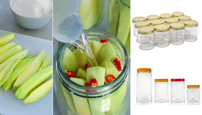 بسته‌بندی مناسب ترشی انبه