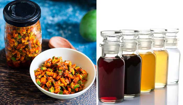 بهترین سرکه برای ترشی انبه؟ (مقایسه سیب، انگور و تأثیر بر طعم)