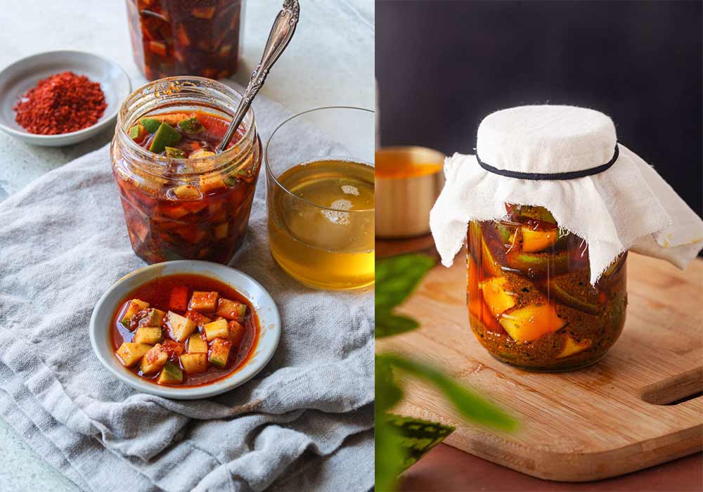 ترشی انبه کم روغن