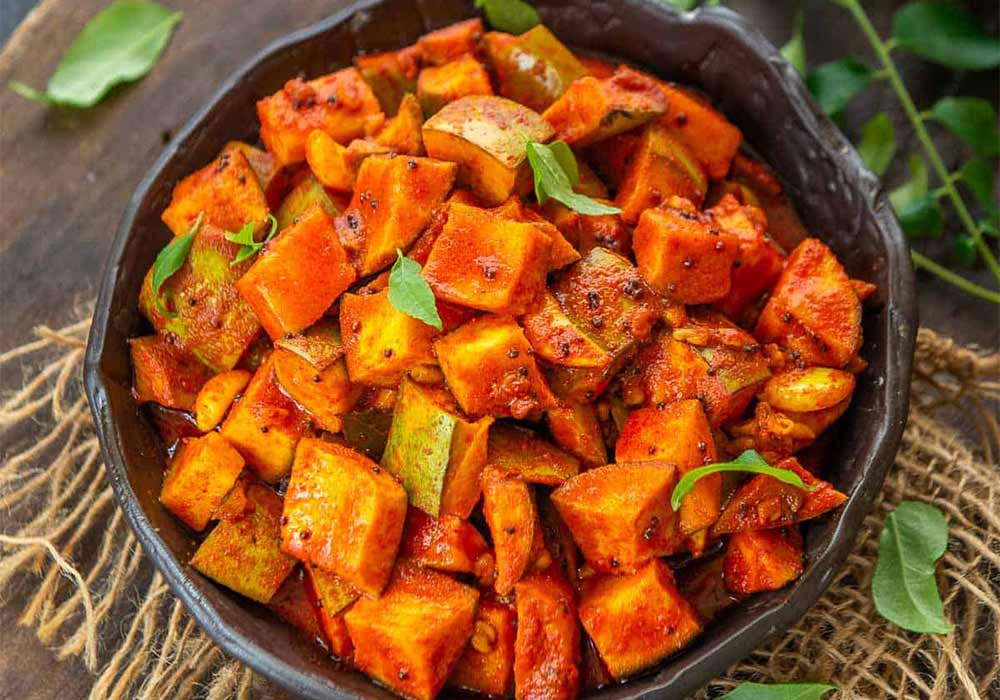 ترشی انبه کم روغن