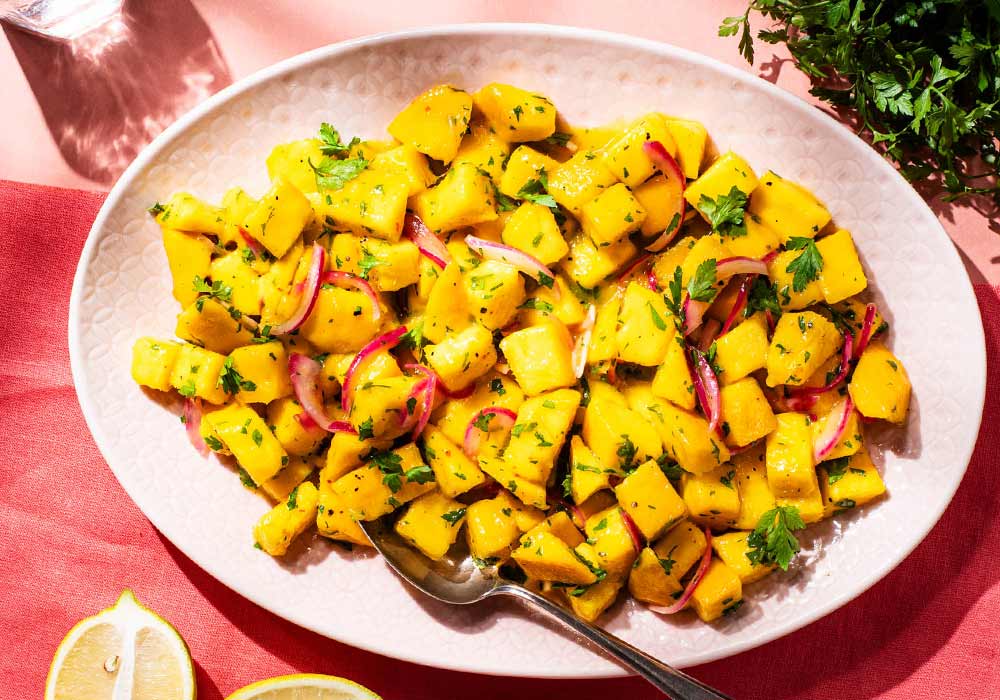 سرو ترشی انبه با غذاهای مدرن